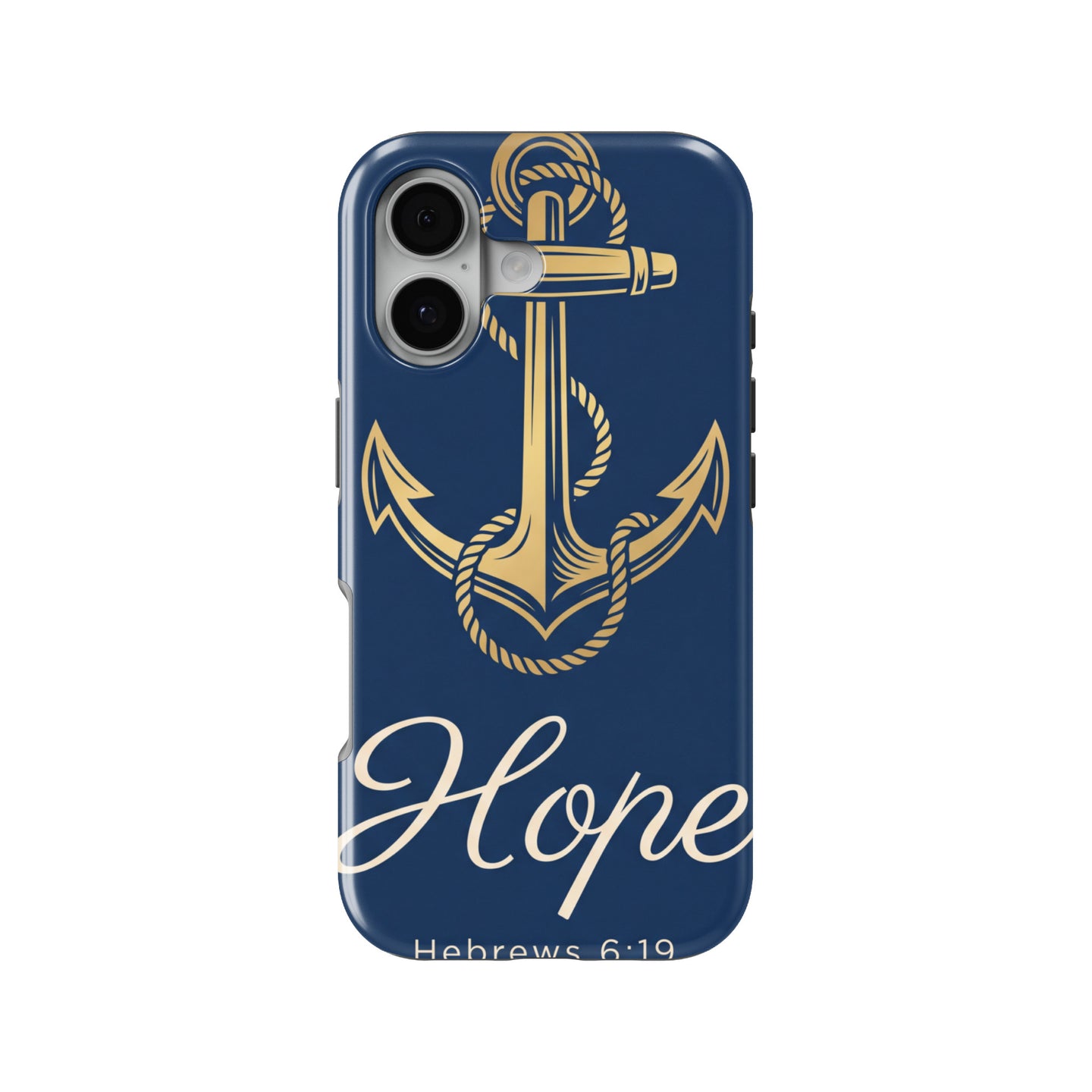 Anchor Hope Hebrews magnetic tough case for iPhone