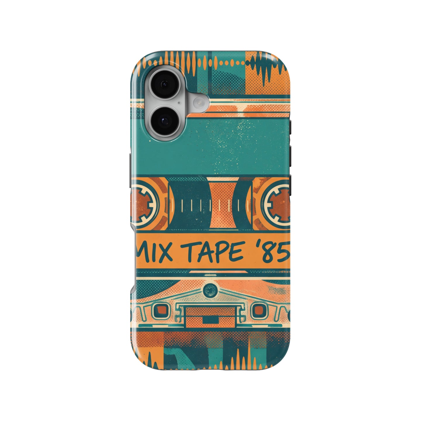 Cassette Tape magnetic tough case for iPhone