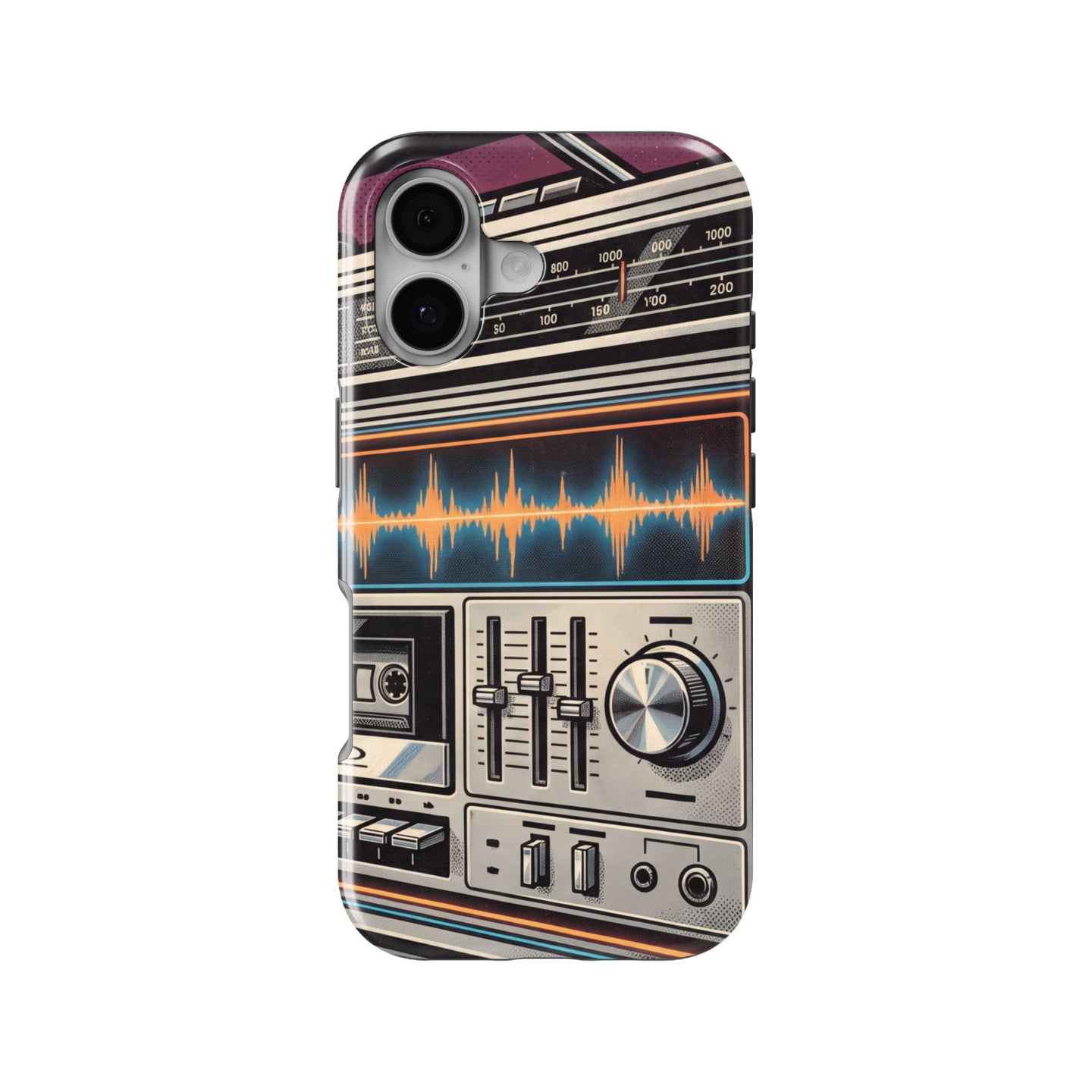 Boombox magnetic tough case for iPhone