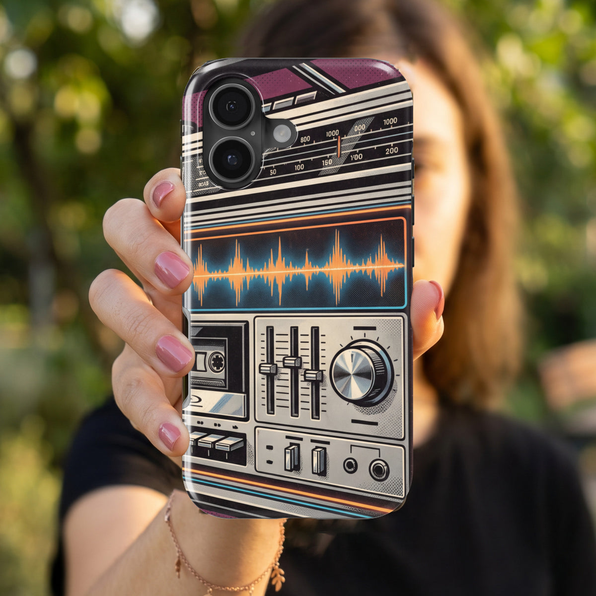 Boombox magnetic tough case for iPhone