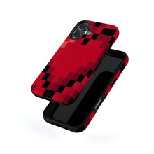 8-Bit Pixel Heart magnetic tough case for iPhone