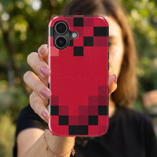 8-Bit Pixel Heart magnetic tough case for iPhone