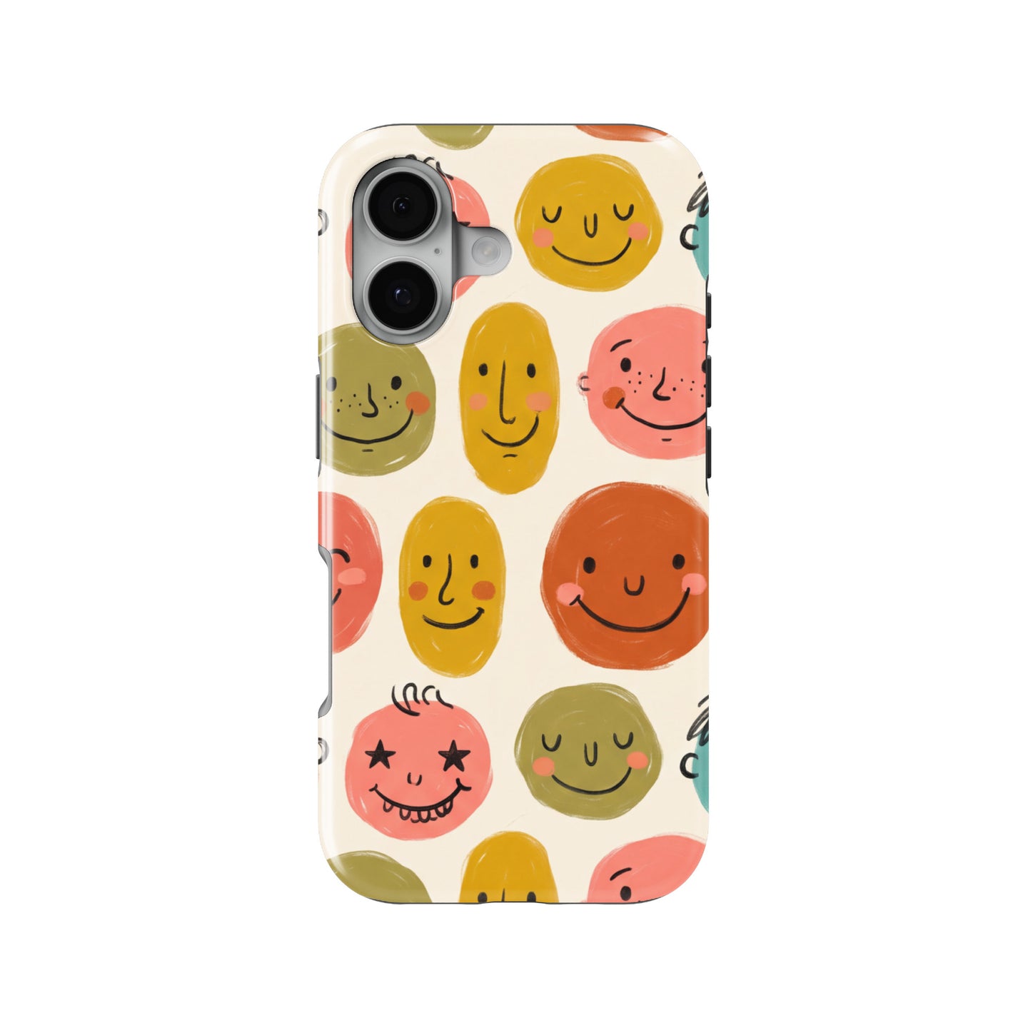 Smiley Face magnetic tough case for iPhone