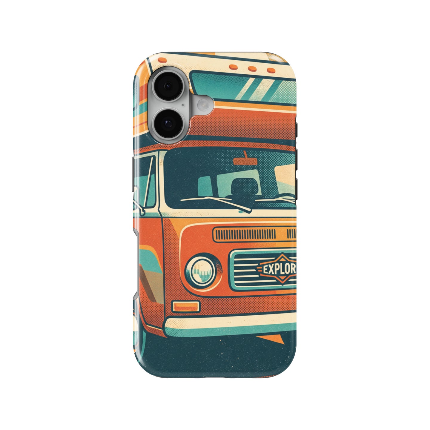 Retro Camper Van magnetic tough case for iPhone
