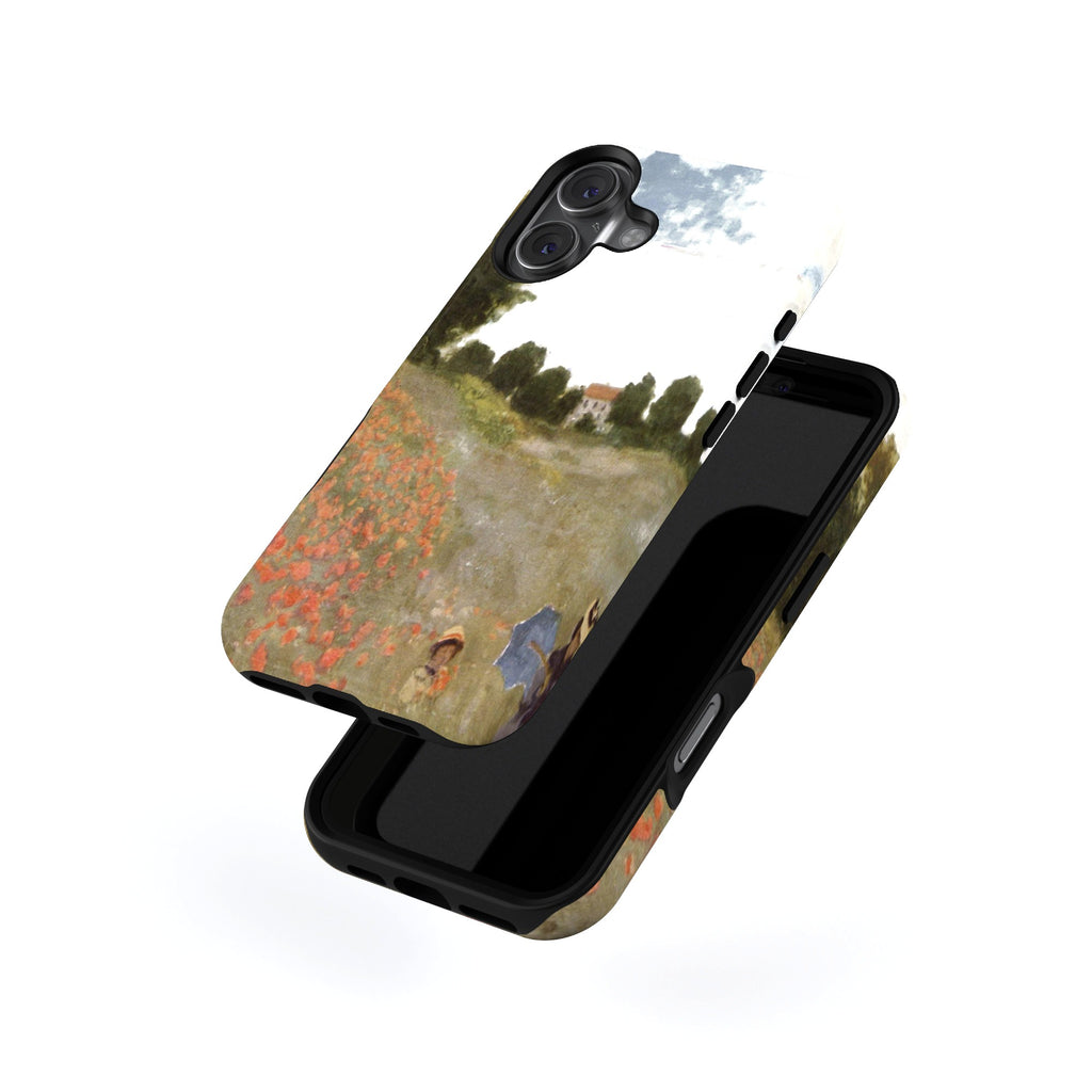 Monet Poppies magnetic tough case for iPhone