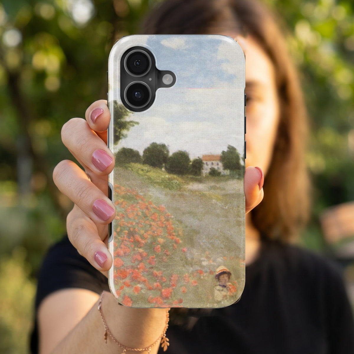 Monet Poppies magnetic tough case for iPhone
