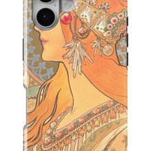Mucha Art Nouveau magnetic tough case for iPhone
