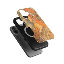 Mucha Art Nouveau magnetic tough case for iPhone