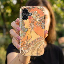 Mucha Art Nouveau magnetic tough case for iPhone