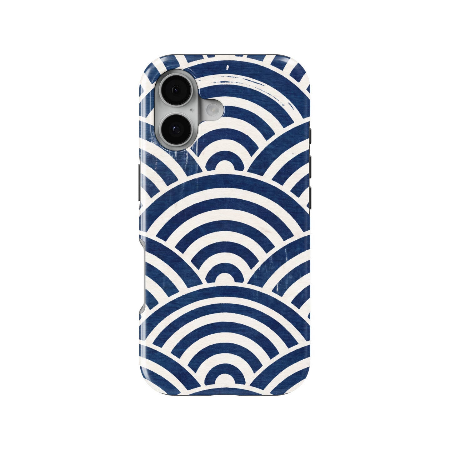 Ukiyo-e Wave Pattern magnetic tough case for iPhone