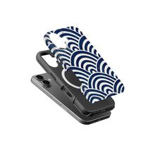 Ukiyo-e Wave Pattern magnetic tough case for iPhone