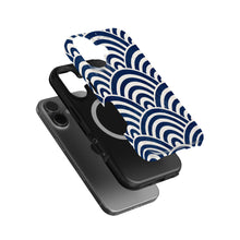 Ukiyo-e Wave Pattern magnetic tough case for iPhone