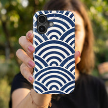 Ukiyo-e Wave Pattern magnetic tough case for iPhone