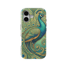 Art Nouveau Peacock magnetic tough case for iPhone