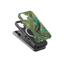 Art Nouveau Peacock magnetic tough case for iPhone