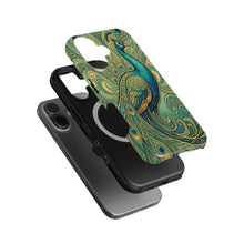 Art Nouveau Peacock magnetic tough case for iPhone