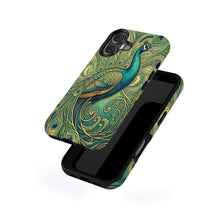 Art Nouveau Peacock magnetic tough case for iPhone