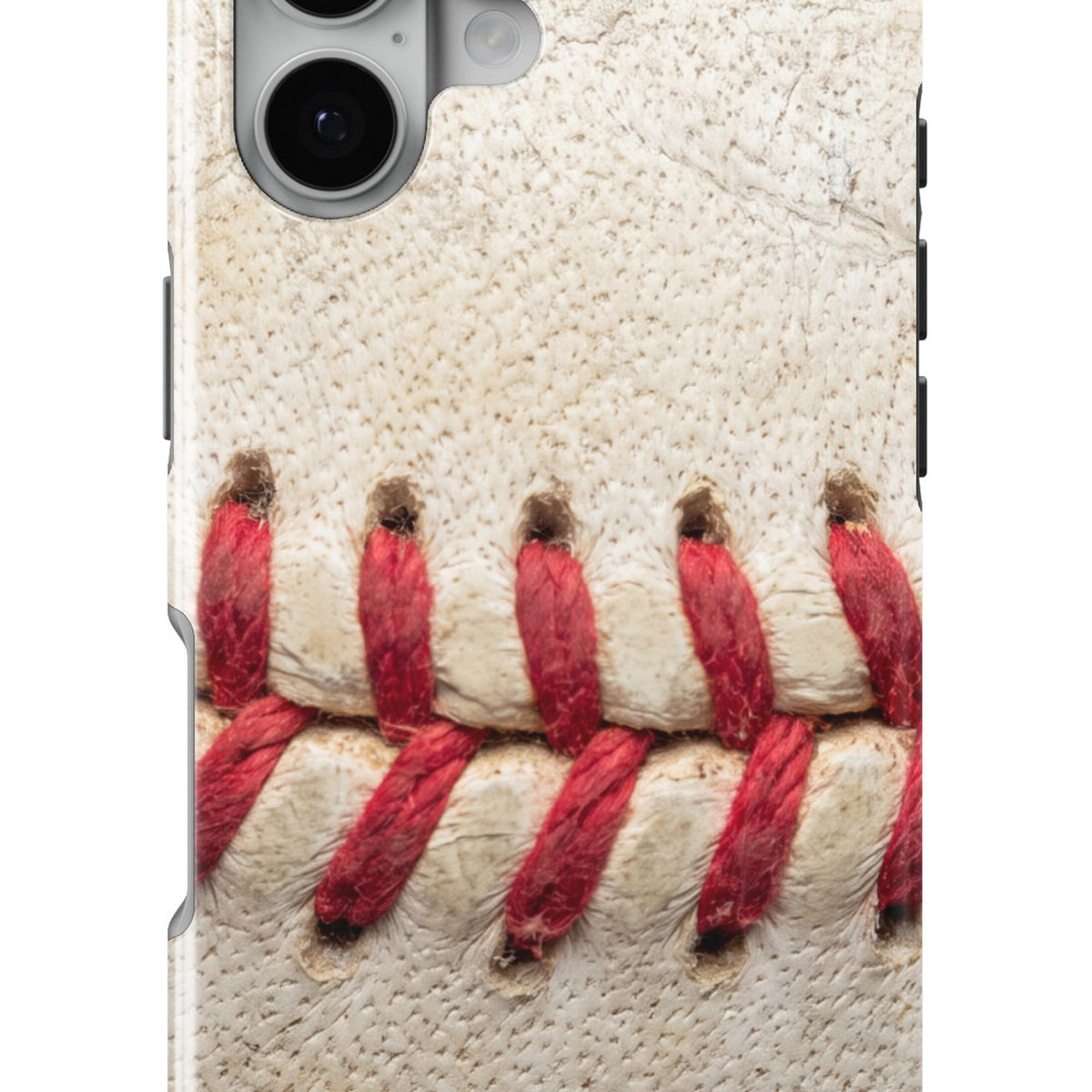 Baseball Stitch magnetic tough case for iPhone