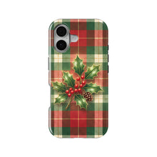 Christmas Plaid magnetic tough case for iPhone