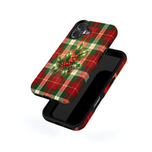 Christmas Plaid magnetic tough case for iPhone