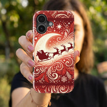 Santa & Reindeer magnetic tough case for iPhone