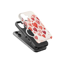 Valentine Hearts magnetic tough case for iPhone