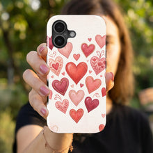 Valentine Hearts magnetic tough case for iPhone
