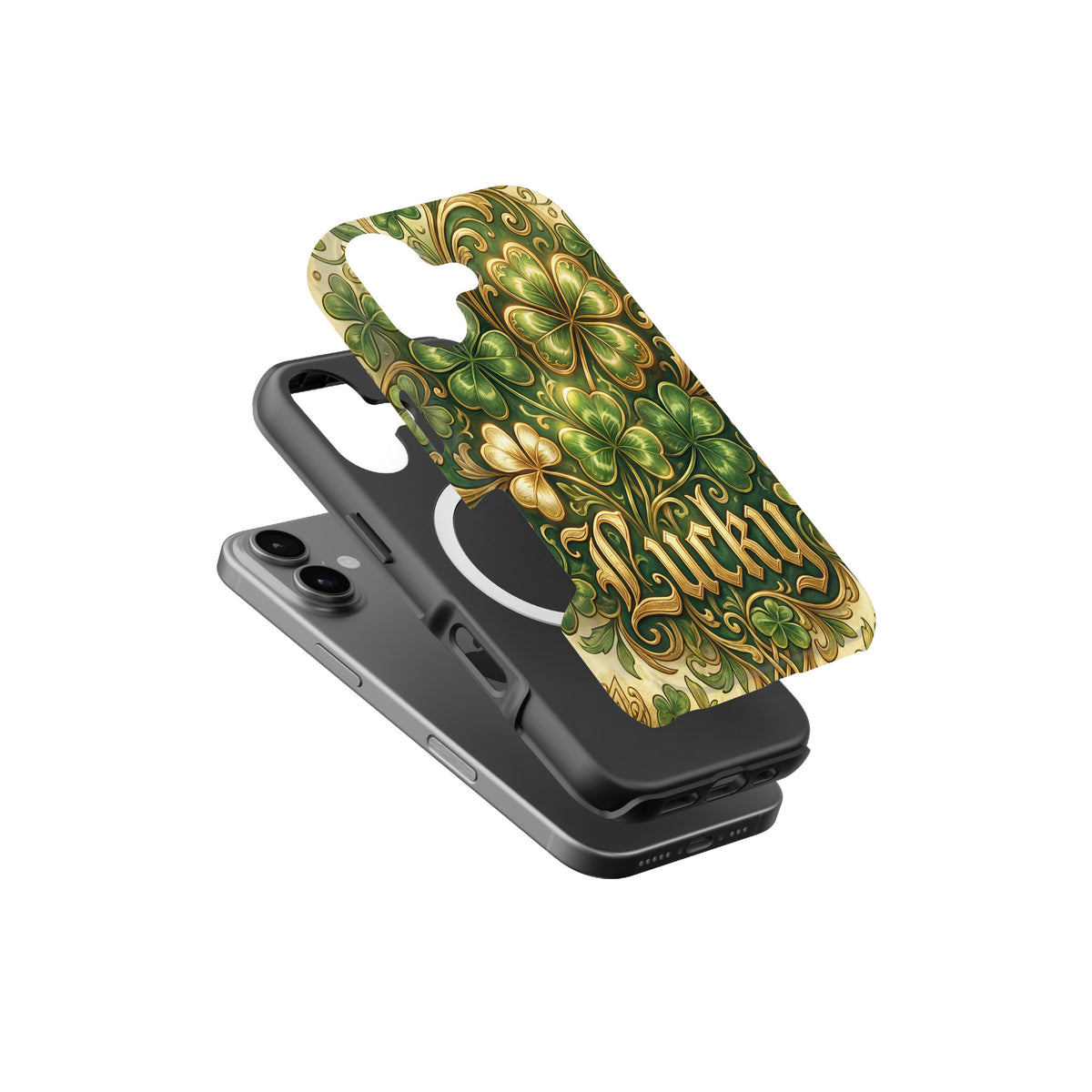 Shamrock St Patricks magnetic tough case for iPhone