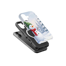 Snowman Winter magnetic tough case for iPhone