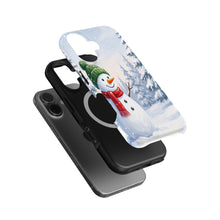 Snowman Winter magnetic tough case for iPhone