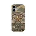 Military Camo Support magnetic tough case for iPhone