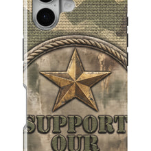 Military Camo Support magnetic tough case for iPhone