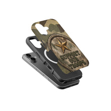 Military Camo Support magnetic tough case for iPhone