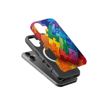 Autism Awareness Puzzle magnetic tough case for iPhone