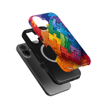 Autism Awareness Puzzle magnetic tough case for iPhone