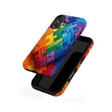 Autism Awareness Puzzle magnetic tough case for iPhone