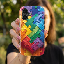Autism Awareness Puzzle magnetic tough case for iPhone
