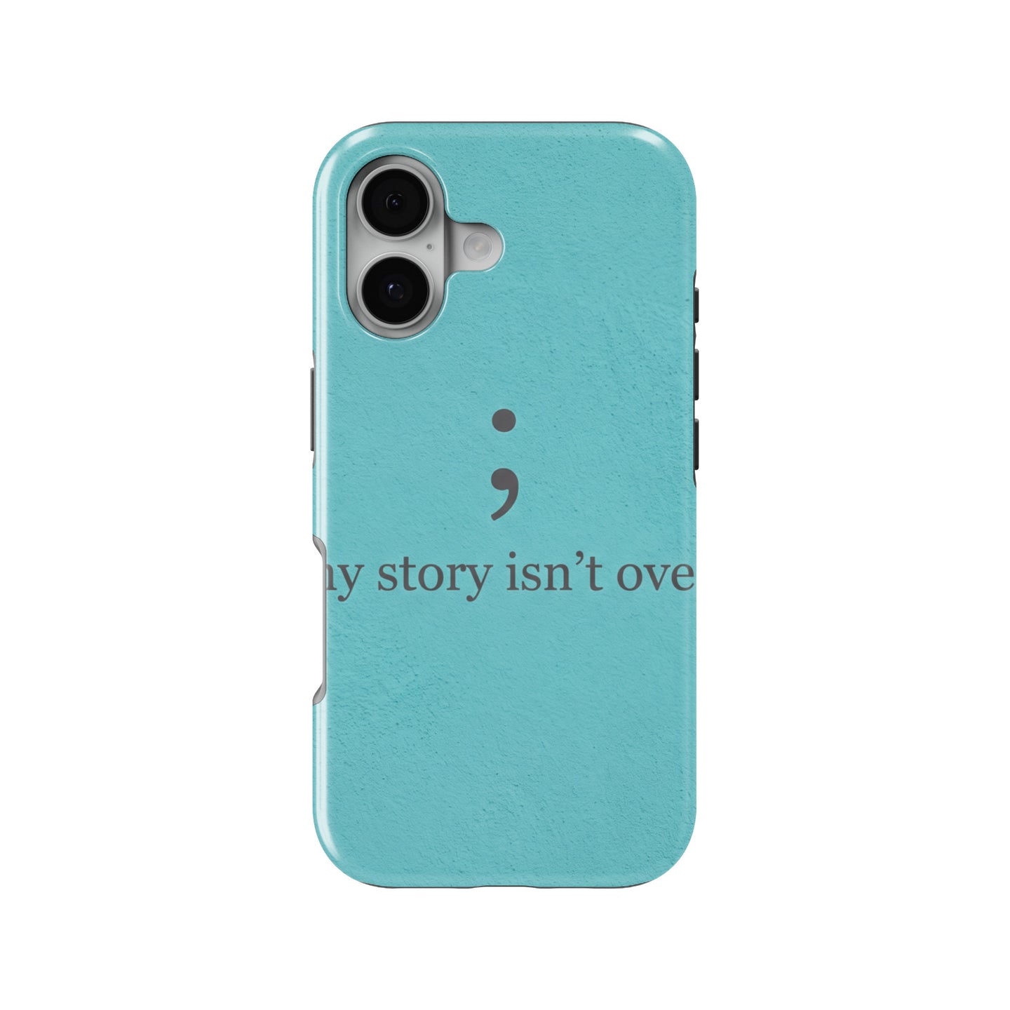 Mental Health Semicolon magnetic tough case for iPhone