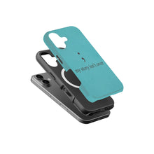 Mental Health Semicolon magnetic tough case for iPhone