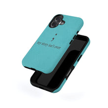 Mental Health Semicolon magnetic tough case for iPhone