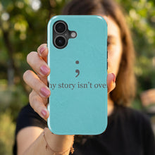 Mental Health Semicolon magnetic tough case for iPhone