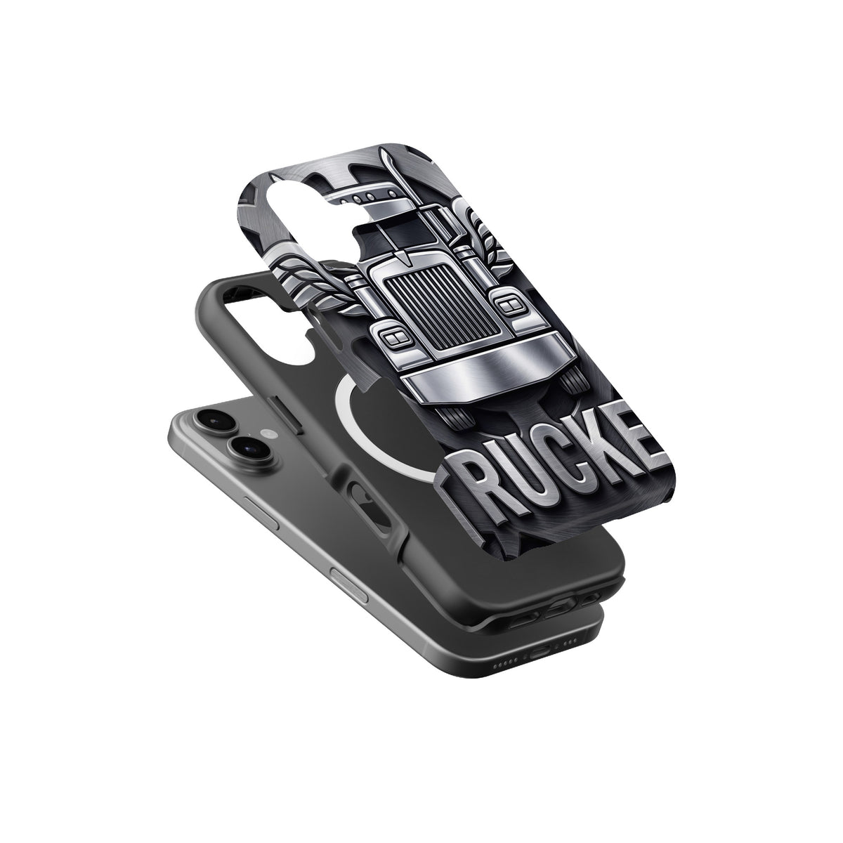 Trucker Rig magnetic tough case for iPhone