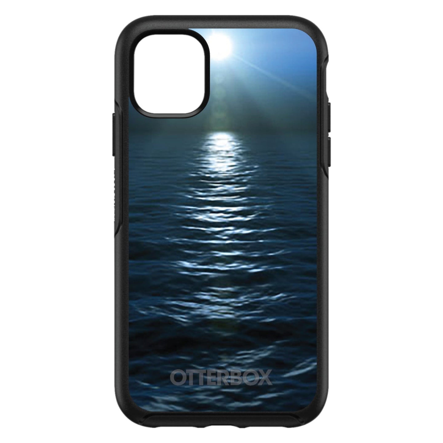 DistinctInk™ OtterBox Symmetry Series Case for Apple iPhone / Samsung Galaxy / Google Pixel - Blue Water Ocean Horizon