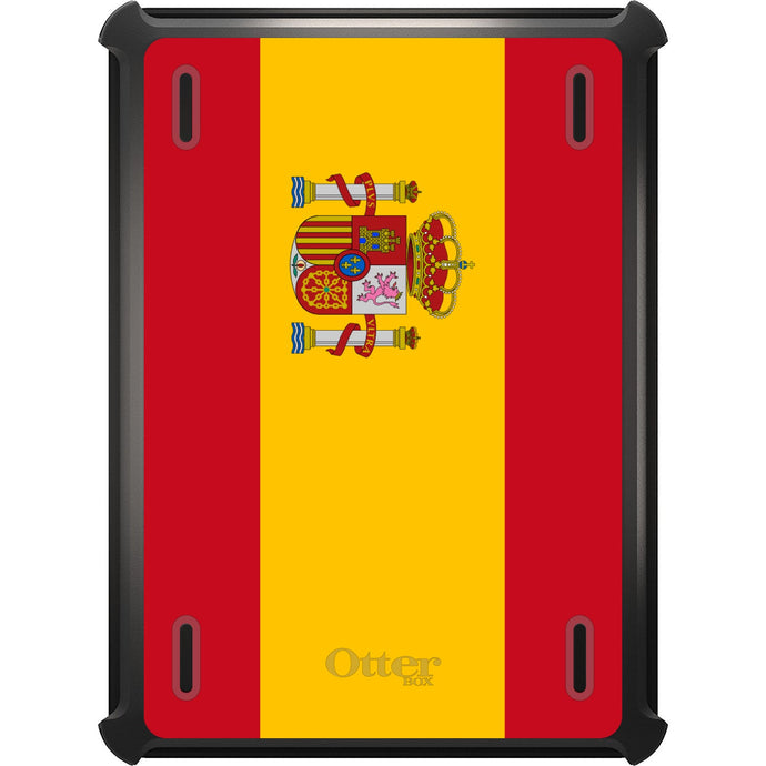 DistinctInk™ OtterBox Defender Series Case for Apple iPad / iPad Pro / iPad Air / iPad Mini - Spain Spanish Flag