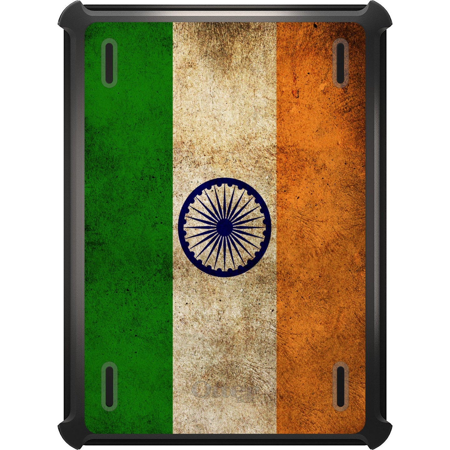 DistinctInk™ OtterBox Defender Series Case for Apple iPad / iPad Pro / iPad Air / iPad Mini - India Old Flag Indian