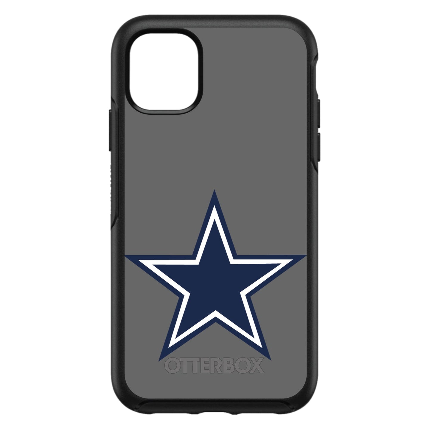 DistinctInk™ OtterBox Symmetry Series Case for Apple iPhone / Samsung Galaxy / Google Pixel - Dallas Star Grey Navy