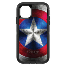 DistinctInk™ OtterBox Defender Series Case for Apple iPhone / Samsung Galaxy / Google Pixel - Red White Blue Shield