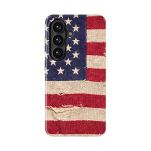 Weathered American Flag magnetic tough case for Galaxy S26