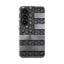 Rustic Steel American Flag magnetic tough case for Galaxy S26
