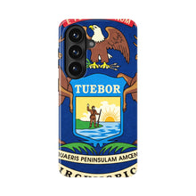 Michigan State Flag magnetic tough case for Galaxy S26